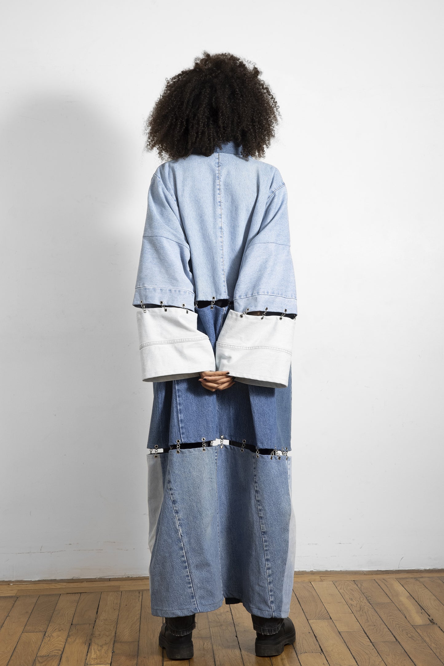 THE EXPERIMENT Denim kimono 01